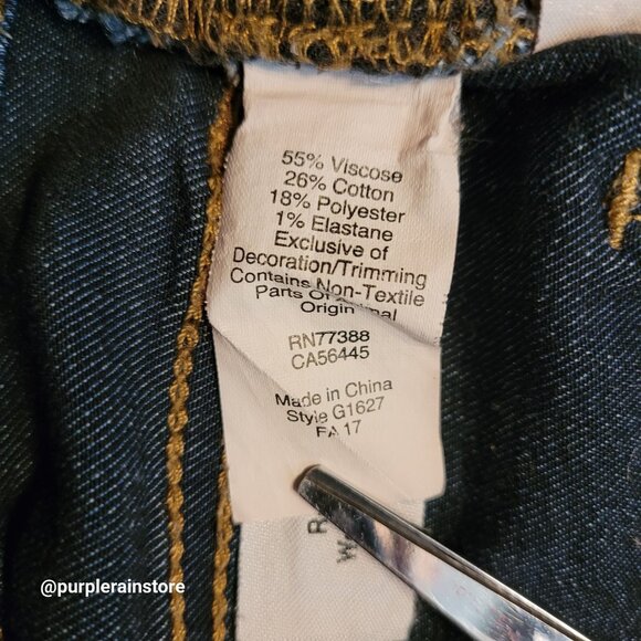 Madewell Jeans 27 Roadtripper Mid Rise Medium Dark Wash G1627 Stretch Denim - Picture 5 of 11